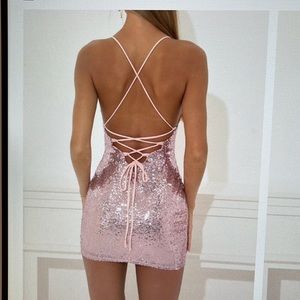 Lucy in the sky sequin dress